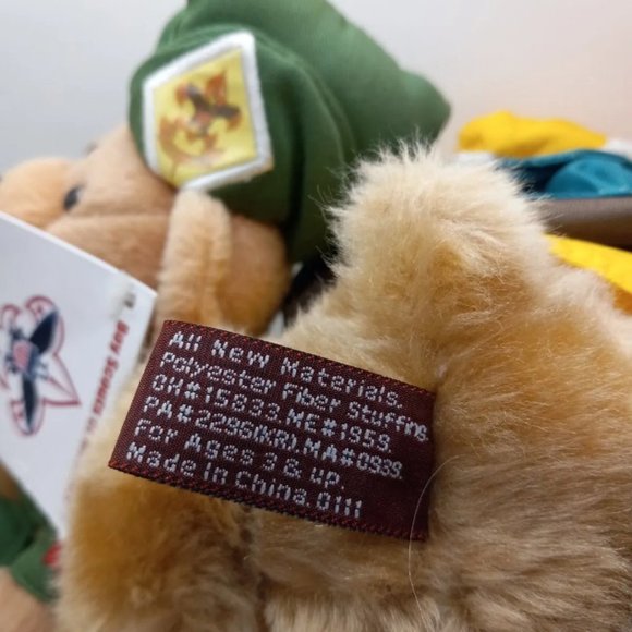 Boy Scouts of America Stamp Bear 2005 & Iceberg Augie 2001 Plush NWT - Picture 6 of 12